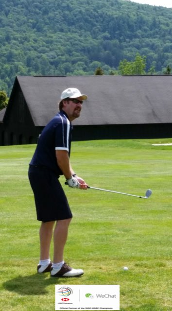 ChickenMan3010's tweet image. Getting ready for the World Golf Championship by working on my short game and using ⁦@WeChatApp⁩. WeChat is the first-ever global social media platform to collaborate with the World Golf Championships. Will you guys be watching? #WGCHSBCChampions #WeChatApp