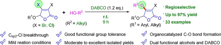 AsianJOrgChem's tweet photo. #DABCO-mediated CO bond formation from C<INF>sp2</INF>X (XBr, Cl) compounds and alkyl alcohols https://t.co/NeEabLVhUW https://t.co/720vK7RL3C