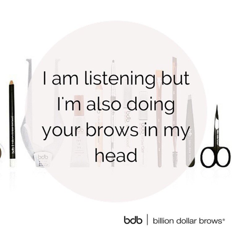 Billion Dollar Brows tweet media