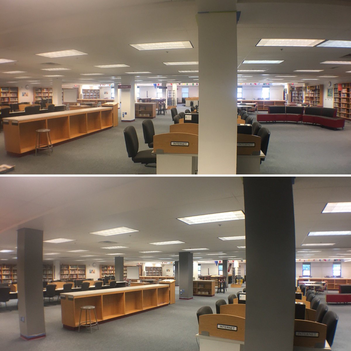 LibraryMvhs's tweet photo. When you see it. #beforeandafter #mvhsreads #mvhslearns #fcpslearns #fcpslib ⁦@MVMAJORS⁩ ⁦@MVHSMajors⁩ ⁦@FCPS_LIS⁩ ⁦@MajorManiacs⁩ ⁦@AP_MVHS⁩ ⁦@MVCareerCenter⁩ https://t.co/SitP8Ff4yw