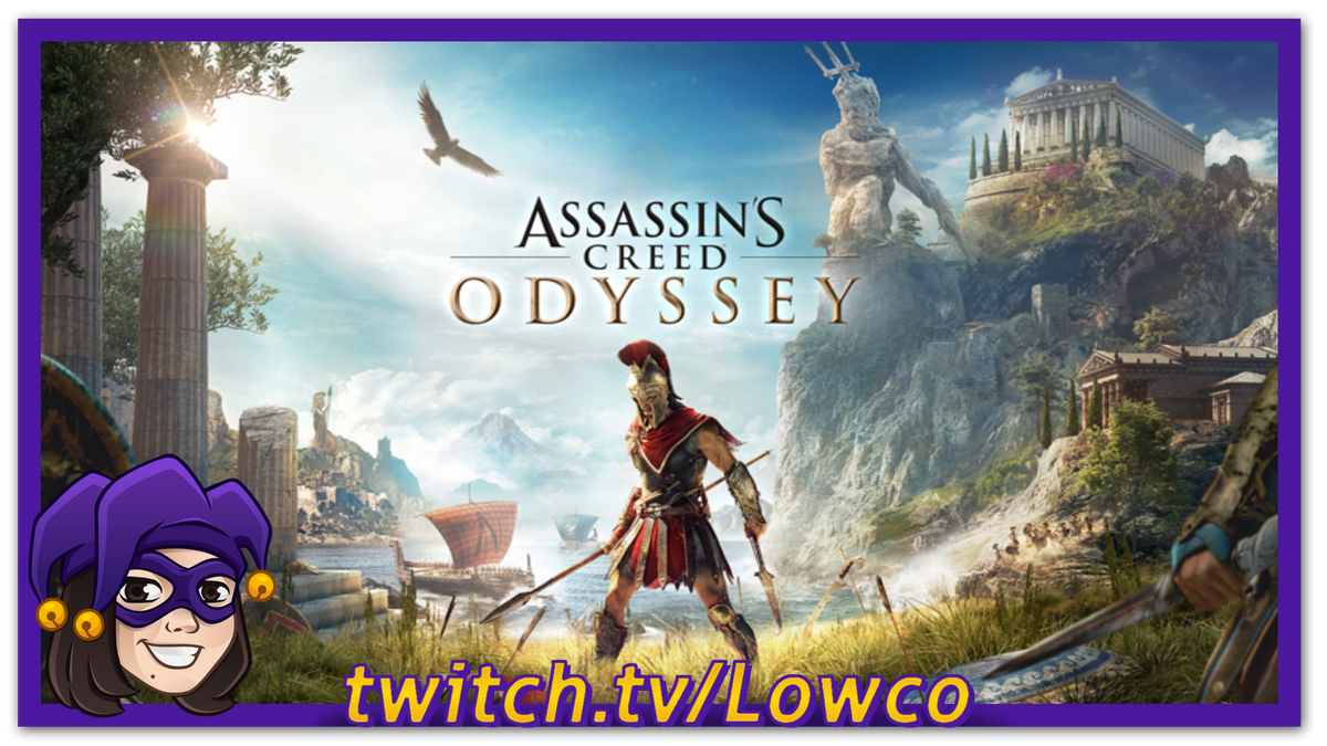LowcoTV's tweet photo. [LIVE] Last stream before #TwitchCon! Trying to finish Assassin's Creed: Odyssey today!

https://t.co/rh4yzlewCK https://t.co/iOluILHmPd