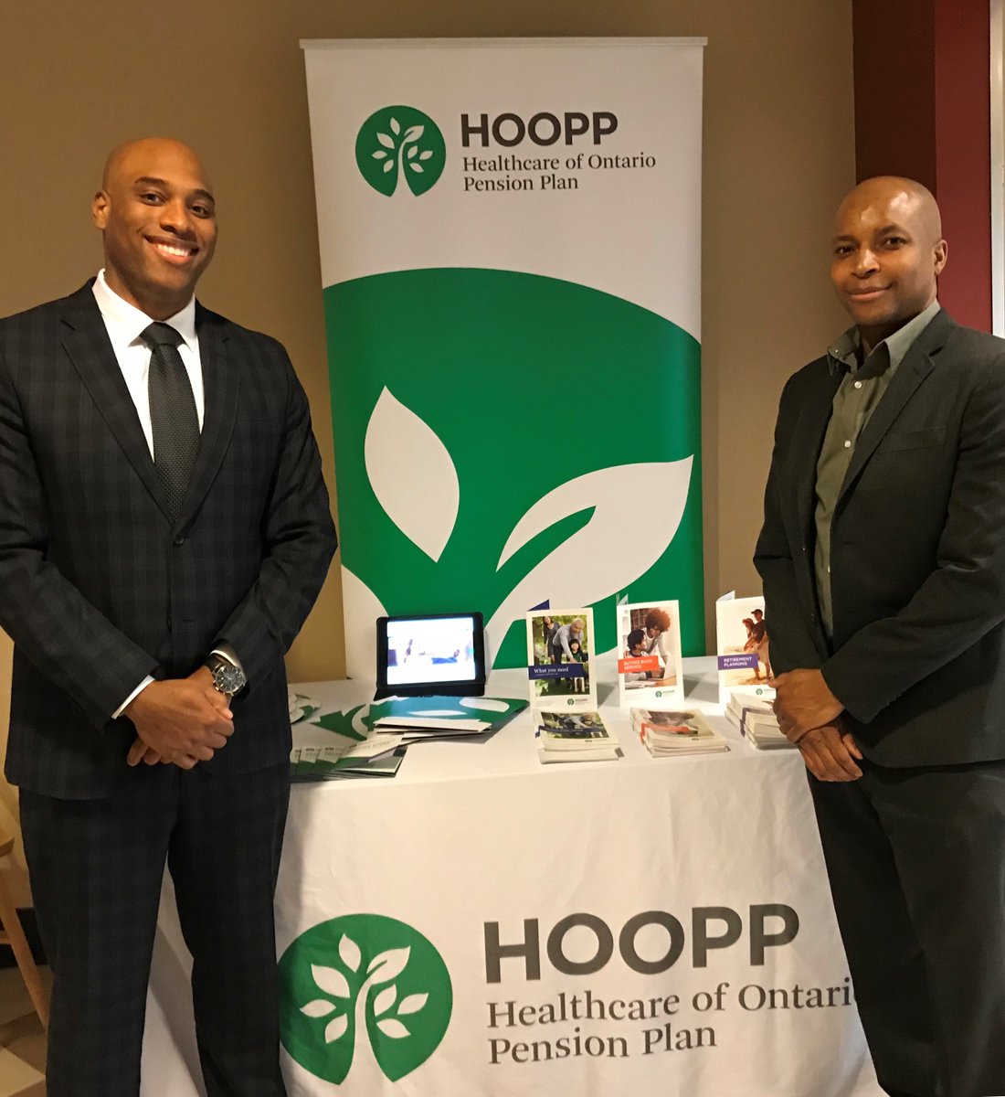 HOOPPnow's tweet photo. @TravIsPensions is at the Queensway Carleton Hospital in Ottawa today to answer all your pension questions. Find us by Tim Hortons. At HOOPP, our driving purpose is to provide healthcare workers with a financially secure retirement! @QCHOttawa #ShareHOOPP #LearnHOOPP #HOOPPDB https://t.co/n0LlAEHjgz