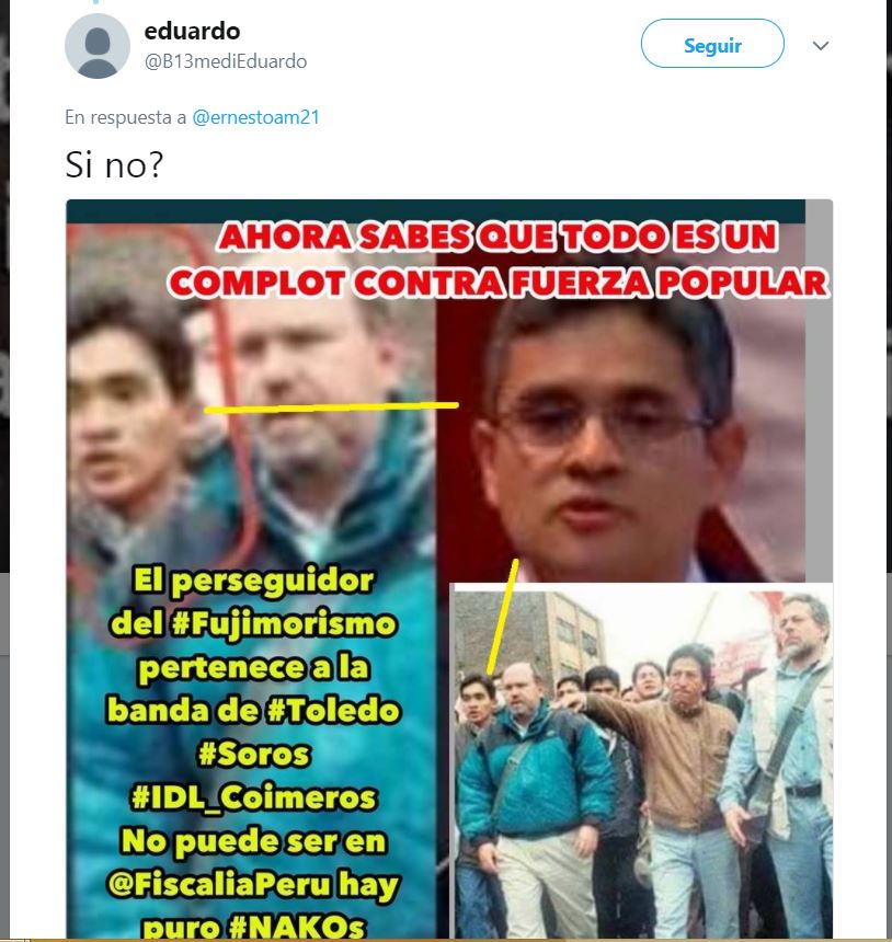 PLoveil's tweet photo. sacando supuestas pruebas para salvar el barbo  #AudienciaKeiko https://t.co/z17fHsE72C