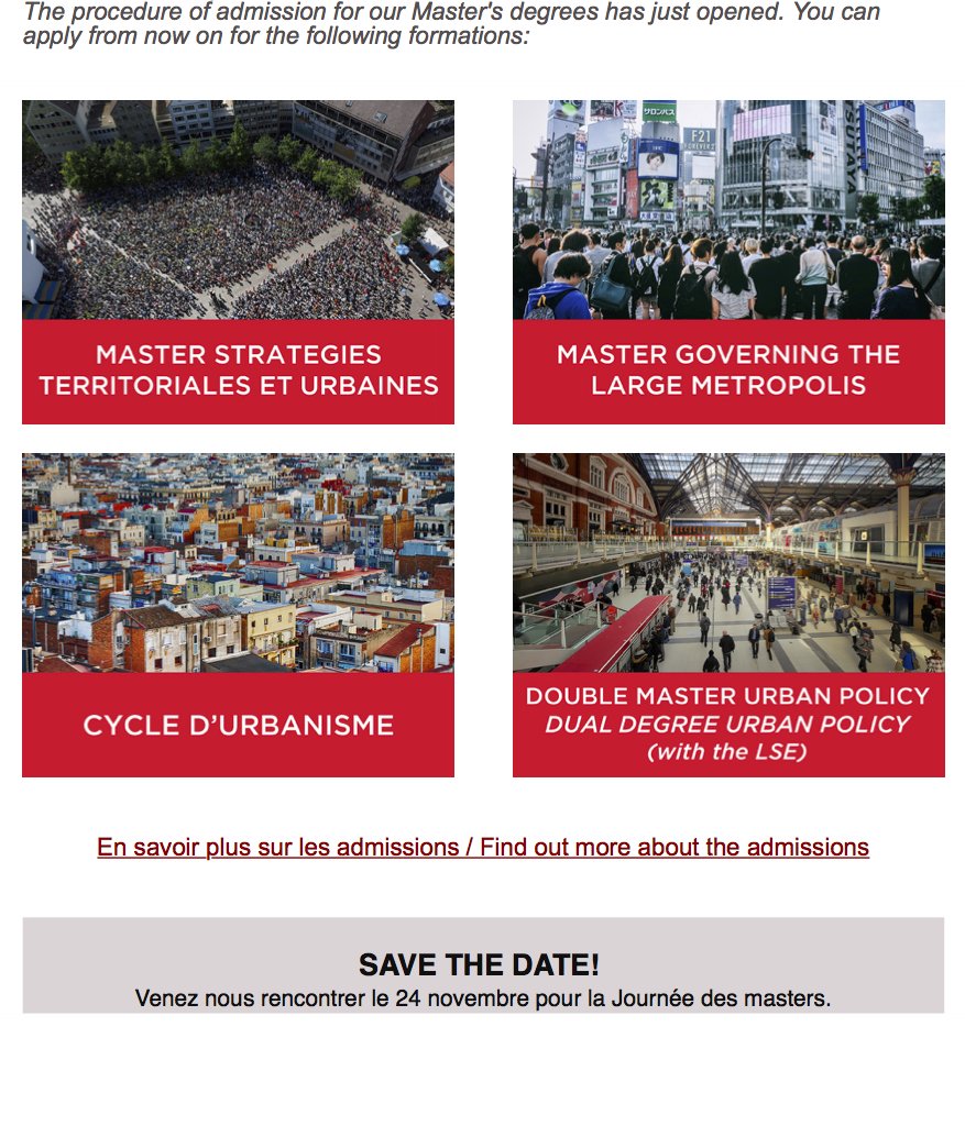THINKING OF APPLYING TO THE Sciences Po URBAN SCHOOL?
sciencespo.fr/ecole-urbaine/… @ScPoEUrbaine <a href="/ScPo_Urba/">ScPo Urba</a> <a href="/InSituSP/">In Situ - Sc Po</a>