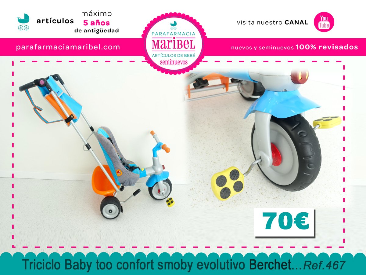 triciclo bebe smoby