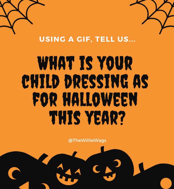 thewilliewags's tweet photo. What is your kiddo going as for Halloween this year?! Tell us with a GIF! #TheWillieWags #womenowned #shopsmall #Bangor #Maine #Halloween https://t.co/u63Wuvlyoq