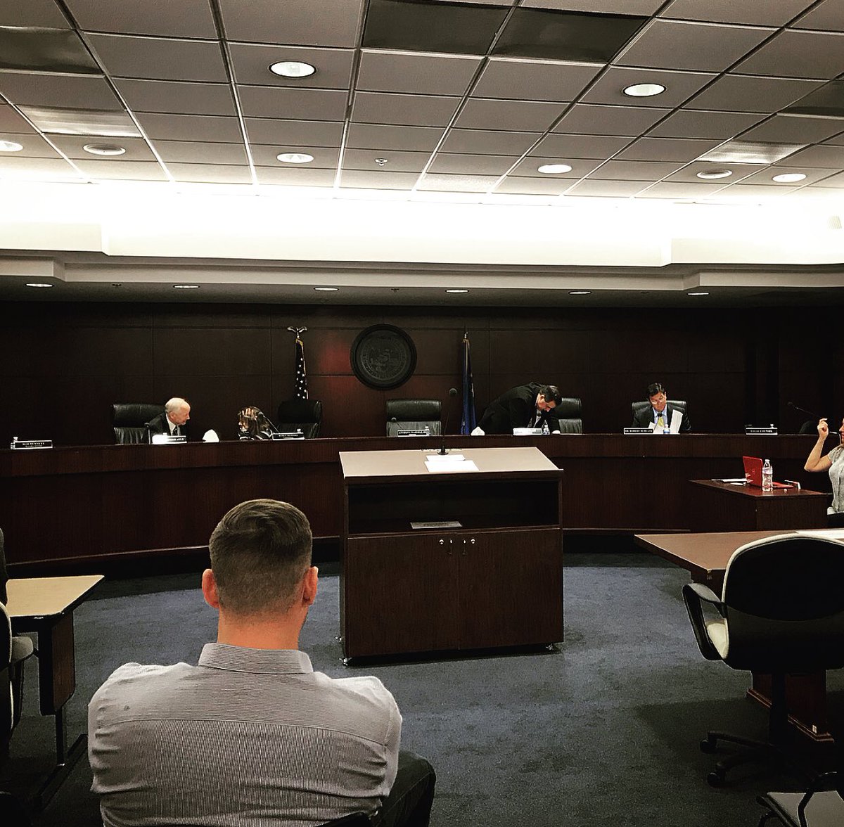VinceSapienza's tweet image. We’re minutes away from the Nevada State Athletic Commssion hearing, where they will discuss (and decide) a possible continuation of suspensions for Conor McGregor &amp;amp; Khabib Nurmagomedov, along with what happens to Khabib’s $2 million purse #ufc229