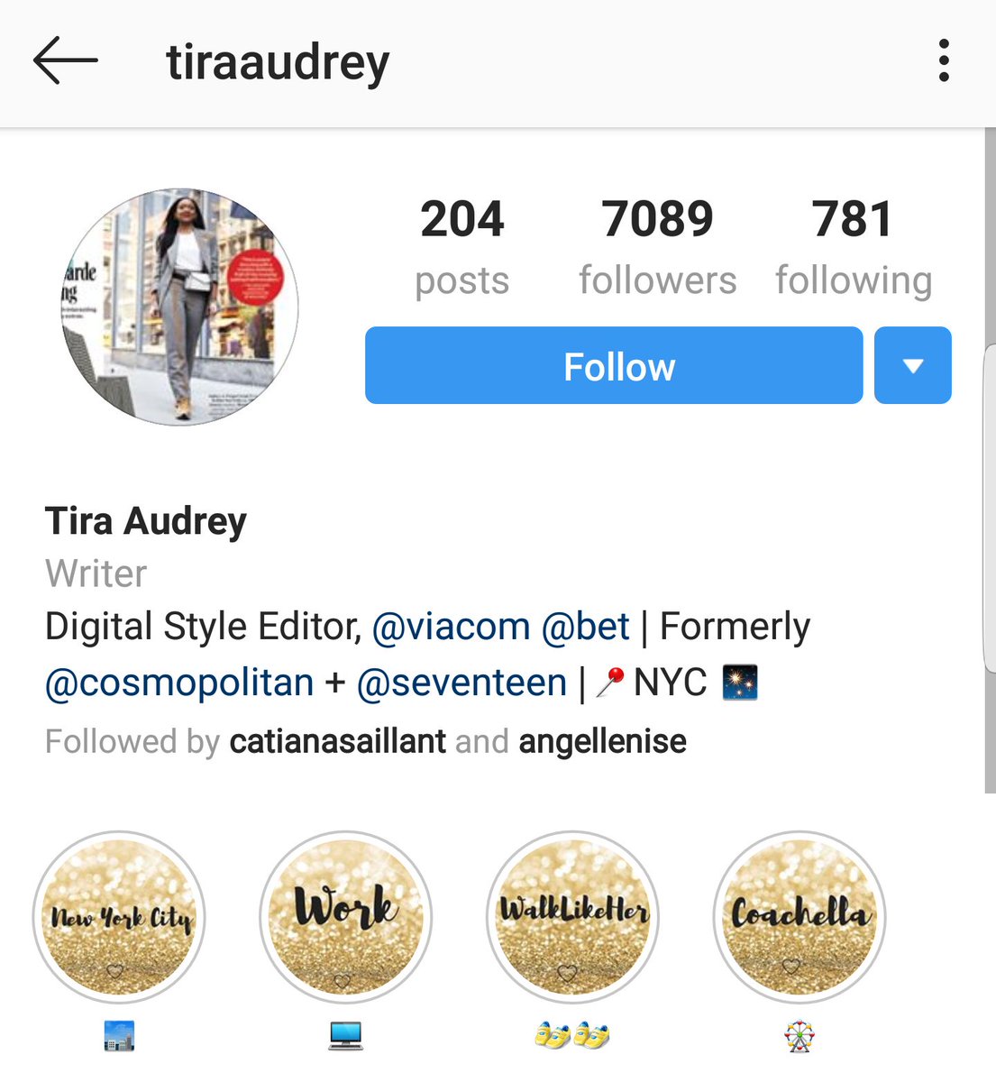 Tira Audrey IG: tiraaudreyWriterDigital Style Editor at Viacom + BET