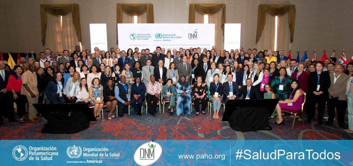 COFEPRIS's tweet photo. En el marco de la IX Conferencia Panamericana para la Armonización de la Reglamentación Farmacéutica, #CPARF, se conmemoran 20 años de la #RedPARF y 40 años de ALMA ATA. @sanchezytepoz https://t.co/mFbGh1adAS