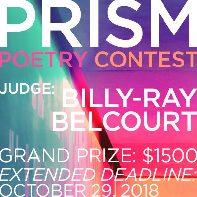 PrismLitMag's tweet image. Oh no! How times runs! Only 5 days left to submit to our poetry contest! What are you waiting for? We want to read your work! Also, in the entry cost you get a subscription to PRISM international! Why wouldn't  you submit?
ow.ly/EQ9Z50jr89B