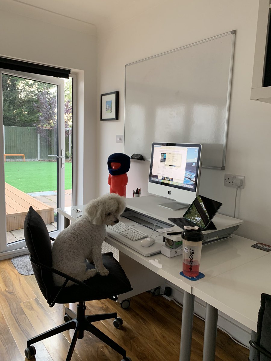 lloydyefc10's tweet photo. Test driving the DeskRite 100 in the home office from @Posturite thanks to @Dandelgado86 too Eddie is having a go too #WorkStandingUp #WorkSatDown https://t.co/MRqgZMbWim
