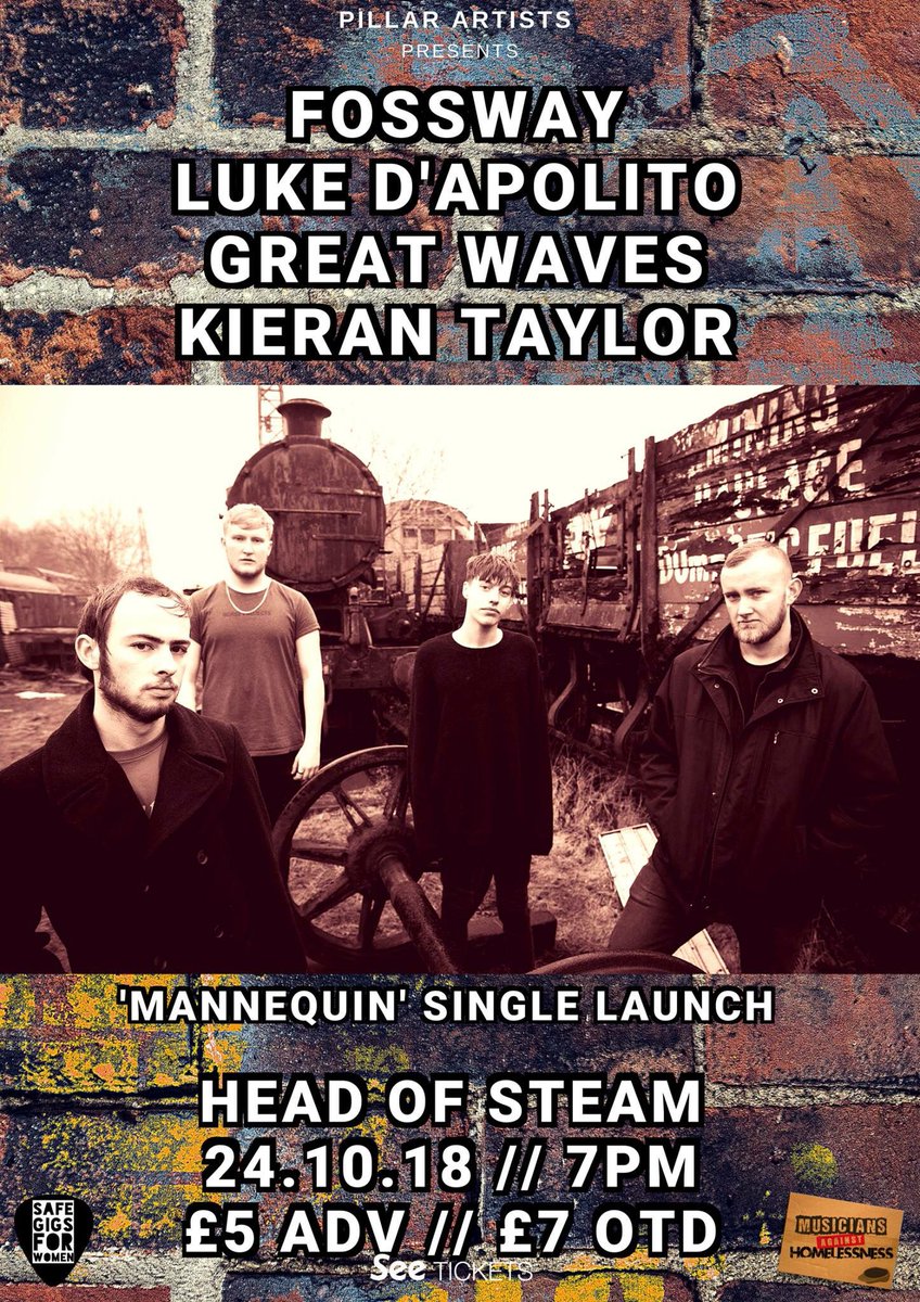 TONIGHT <a href="/HOS_Newcastle/">Head of Steam Newcastle</a> 

<a href="/Fosswayband/">FOSSWAY</a> 
+ Luke Anthony D'Apolito
+ @GreatWavesBand 
+ Kieran Taylor

<a href="/PillarArtists/">Pillar Artists</a> 
7pm
£5 adv / £7 otd
18+

buff.ly/2OPqJBB

#headofsteam