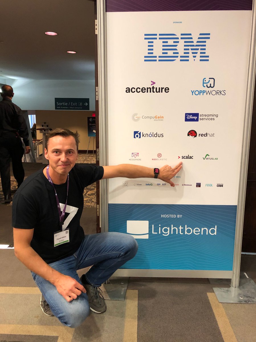 scalac_io's tweet photo. Third and last day of @reactivesummit is nearing to an end.
Conference was a blast!
Weβve learned about reactive system design and met amazing people.
Thank you @lightbend for organising!
Look what a great time we have had! π
#reactive18 https://t.co/RJ199WVKAk