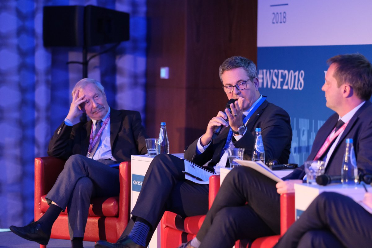 WarsawForum's tweet photo. Vice Admiral Hervé de #Bonnaventure of the French Ministry of Armed Forces, during #DefenseTrack claimed that: We should address the free sea approach and increase the cooperation between NATO’s navies. #WSF2018 https://t.co/Jp5Adk1FCg