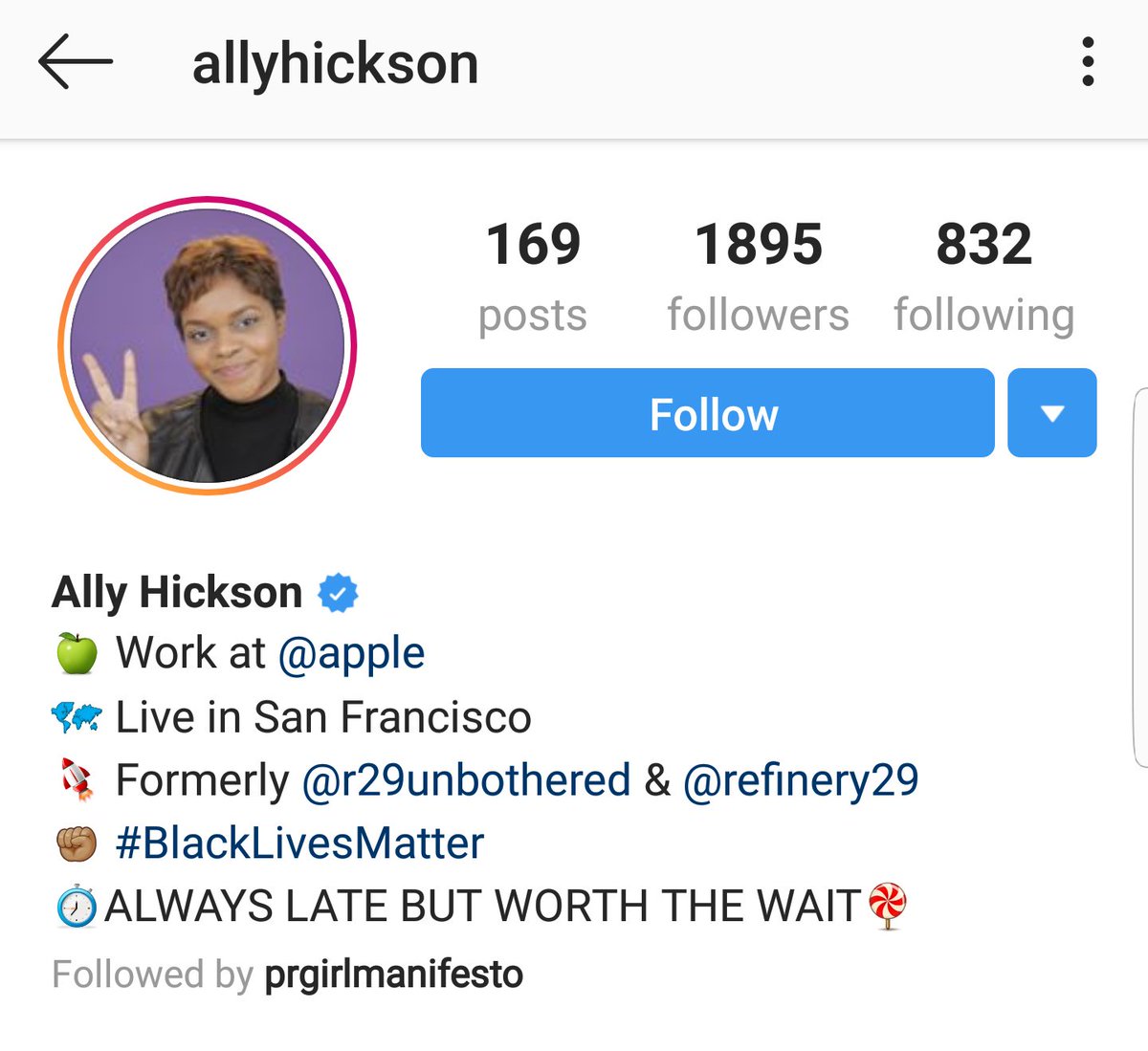 Alessandra HicksonIG: AllyhicksonMarketingCommunications StrategistGlobal Retail Marketing at Apple