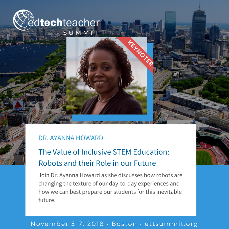 EdTechTeacher21's tweet photo. Don't miss @robotsmarts at #ettsummit in Boston Nov. 6 She is a Robotics Expert. AI Connoisseur and Accessibility Advocate. #ECET2Maine #maineteachers #masschat #vted #edchatma https://t.co/quBylY4H0N https://t.co/SPBCtVWmZY