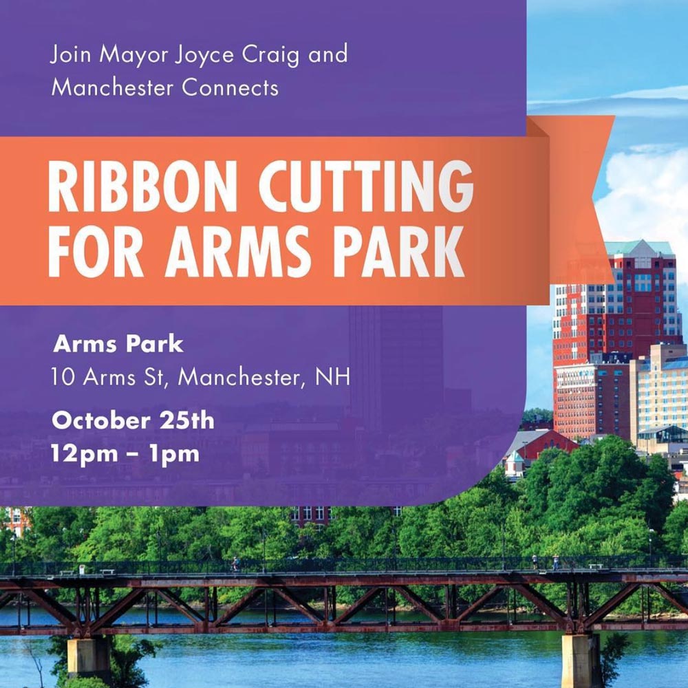 Don't forget to join us tomorrow from 12-1 for the ribbon cutting to celebrate all the exciting new improvements at Arms Park courtesy of <a href="/AARP/">AARP</a>.