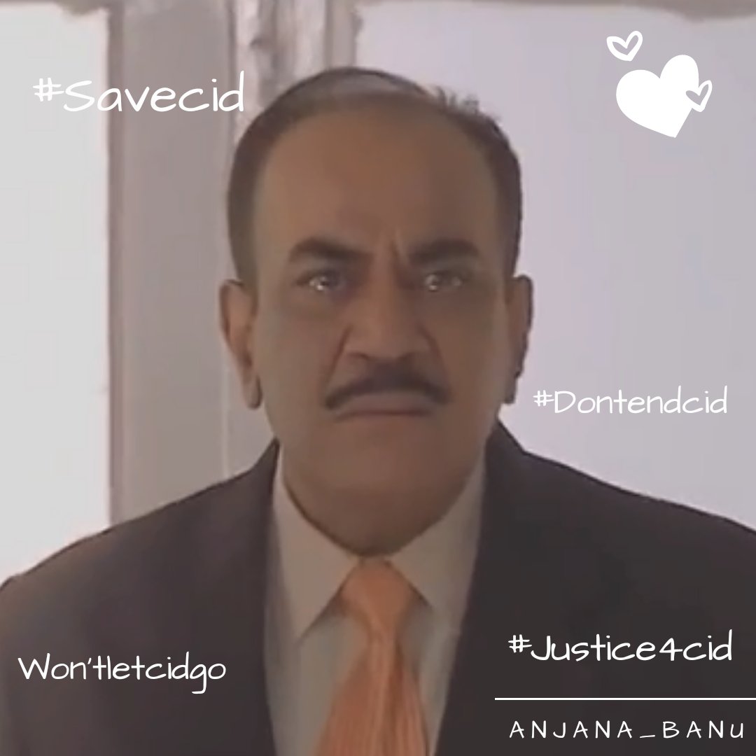 ANJANA36204191's tweet photo. #savecid #dontendcid #wontletcidgo #stand4cid #longlivecid #wewantcidback #justice4cid #cidians❤️cid #nocidbansony #cid #21yearsofglory https://t.co/KJ36v3pRQa