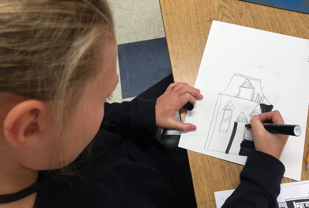 The start of a spooky house.