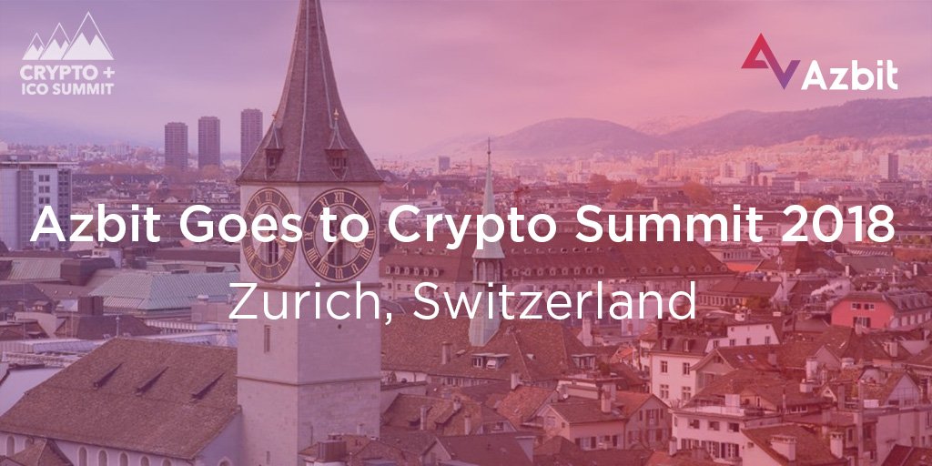 azbit_news's tweet image. Azbit Goes to Crypto Summit 2018 in Zurich! Located in the very heart of Europe, Switzerland is a recognized Europe’s banking and financial heart. But the world does not stand still and the financial "promised land" is opening its arms to crypto.
medium.com/@Azbit_news/sw…