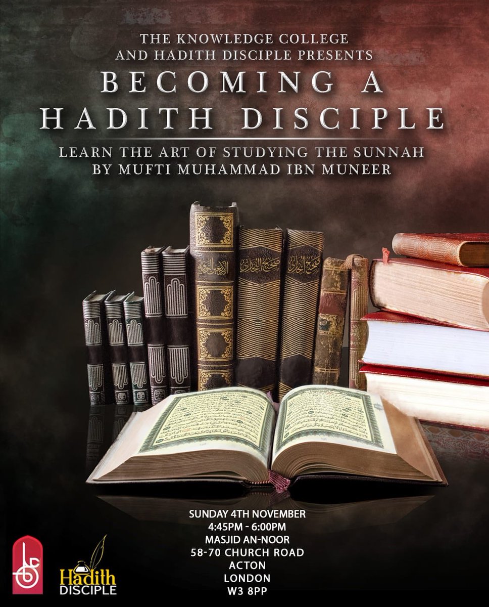 dawahmanreturns's tweet photo. Learn The Art Of Studying The Sunnah By Mufti Muhammad ibn Muneer
#HadithDisciple https://t.co/PKYHo0vKiA