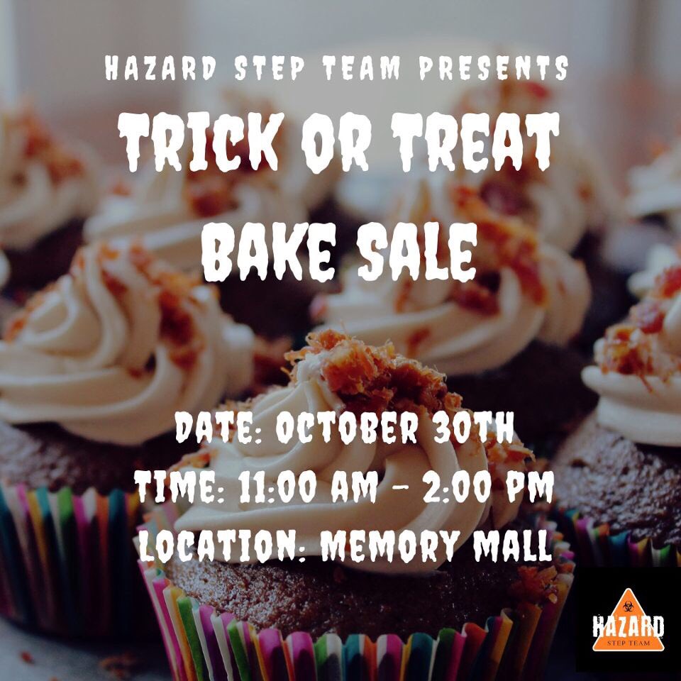 _Polo__'s tweet image. Got a sweet tooth? Come out for the @HazardStepTeam Trick or Treat Bake sale! #UCF18 #UCF19 #UCF20 #UCF21 #UCF22