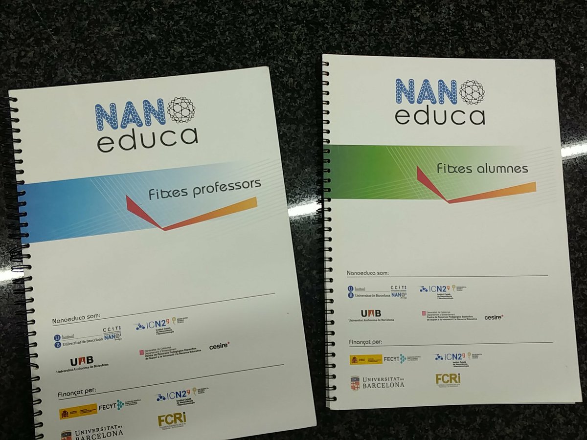 nanodialogos's tweet photo. Avui segona sessió de @NANOEDUCA amb @FinaGuitart  @pereztud @cesirecat @aargemi @icn2nano i @nanodialogos @ccitub. @UniBarcelona a l' #iceUB.
Hem parlat de recursos i experimentarem amb el #nanokit https://t.co/r4gyLxQMUD