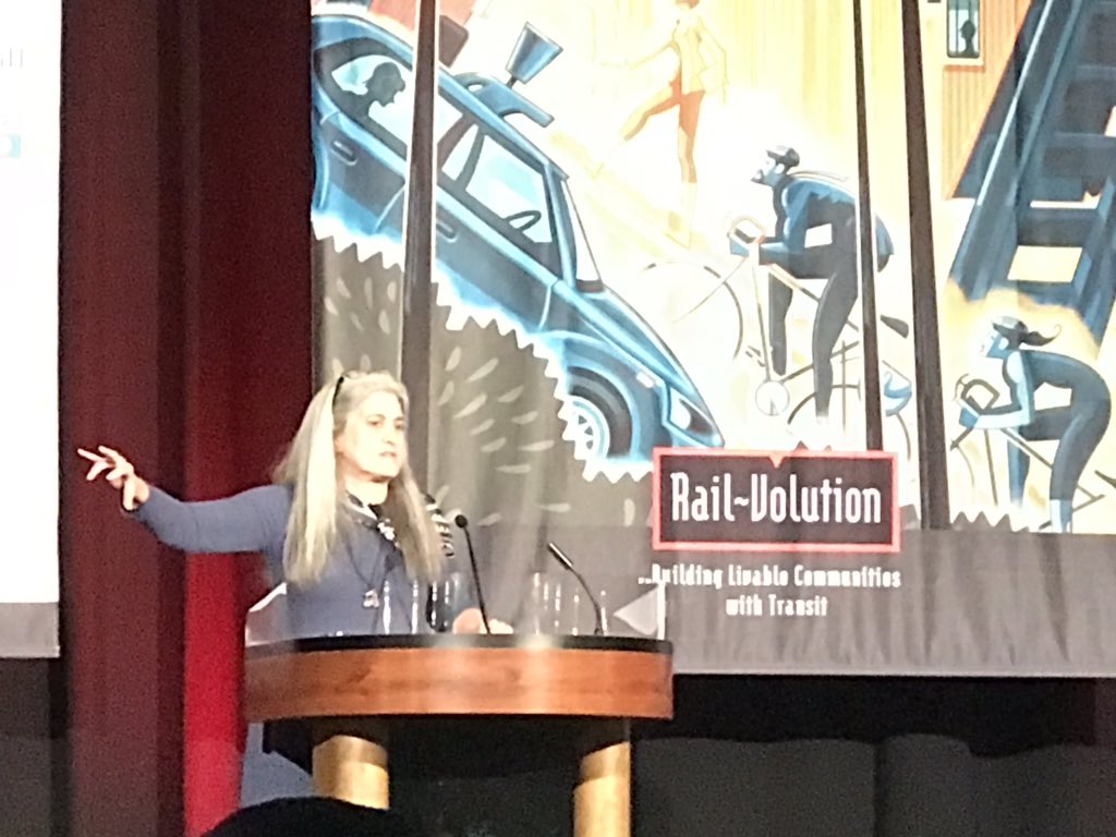 emily_hultquist's tweet photo. So humbled to hear Robin Rather @Ratherocity at #railvolution2018 “we need to stop placemaking and start peoplemaking” https://t.co/4Fn3EwwtFc