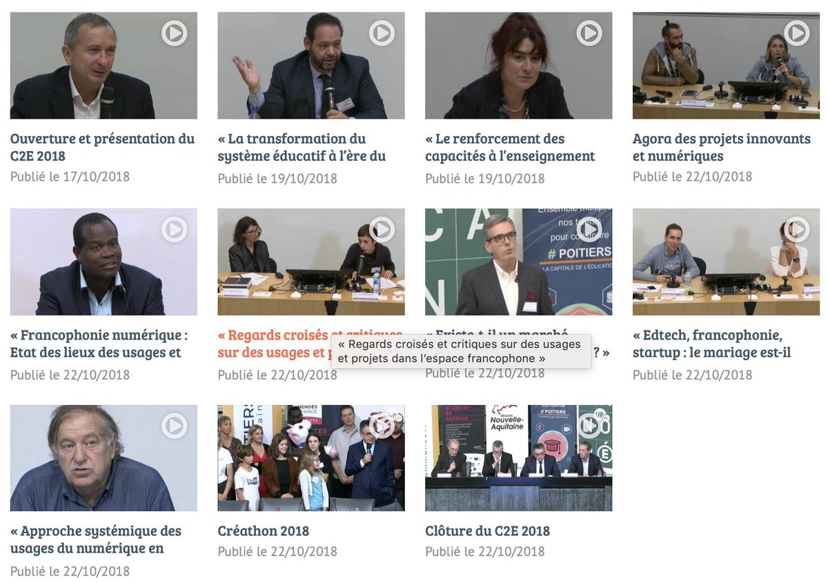 StephNetto's tweet photo. Info' à faire circuler ! Replays #C2e2018 (confs' &amp; tables rondes) ➕ Résultats #creathonC2E sont disponibles ici 👉 https://t.co/o8kCbfNeSZ 👈 @ReseauEspe @reseau_canope @s_fredriksson @fergamboa @LaboTechne @acpoitiers @ESPE_acPoitiers @UnivPoitiers @adjectifnet @cobaltpoitiers https://t.co/7JINusPkxV