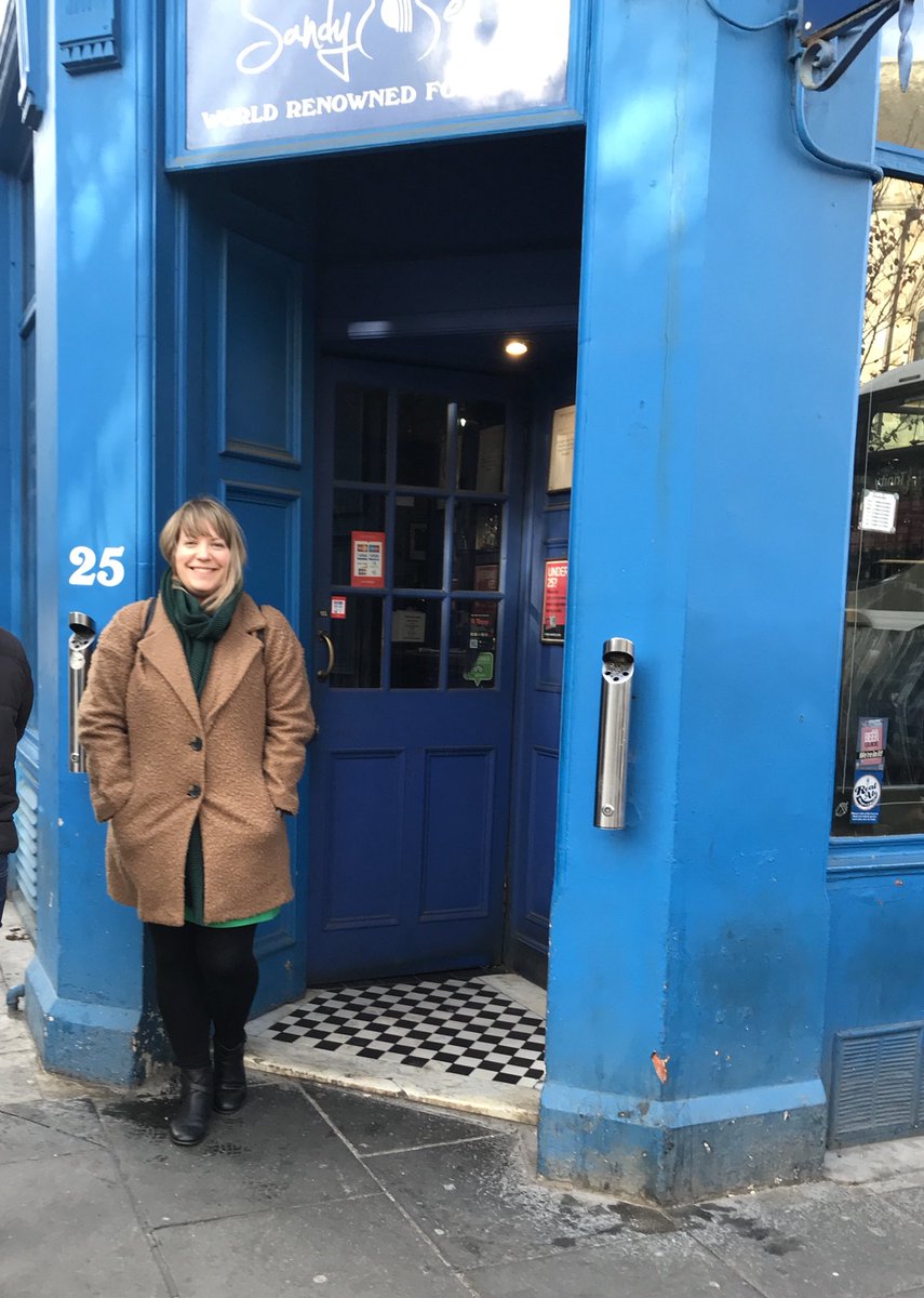 HamishMatters's tweet photo. Weโve been down to see Hamish at #SandyBells in Edinburgh today and to drop off some festival programmes. https://t.co/geJB7r0YQe
