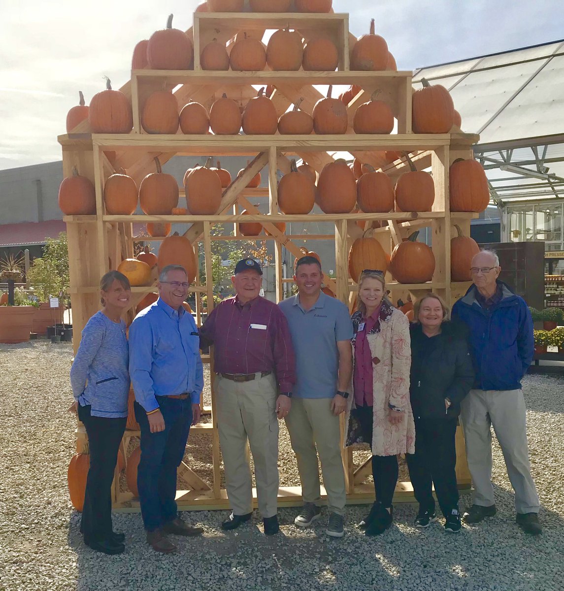 The Eckert family has been working this land in Belleville, IL for over 100 years. Here with 6th &amp; 7th generation at <a href="/EckertFarms/">Eckert's Farms</a> with <a href="/RepBost/">Rep. Mike Bost</a>. Planning on a town hall meeting here as well.
