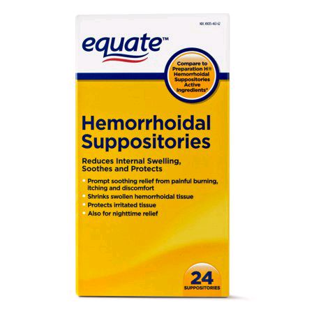 Equate Hemorrhoidal Suppositories - 24 suppositories