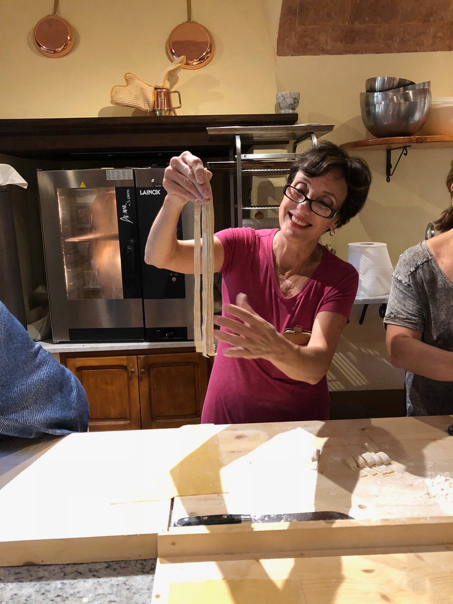 The possibilities are endless at #BorgoPignano and we did it all: made our own soaps in the herbal lab 🌿, enjoyed a visit with the beekeeper 🐝, took a painting class 🎨, went horseback riding 🐎, made pasta 🍝 and tasted some excellent Tuscan reds 🍷!
