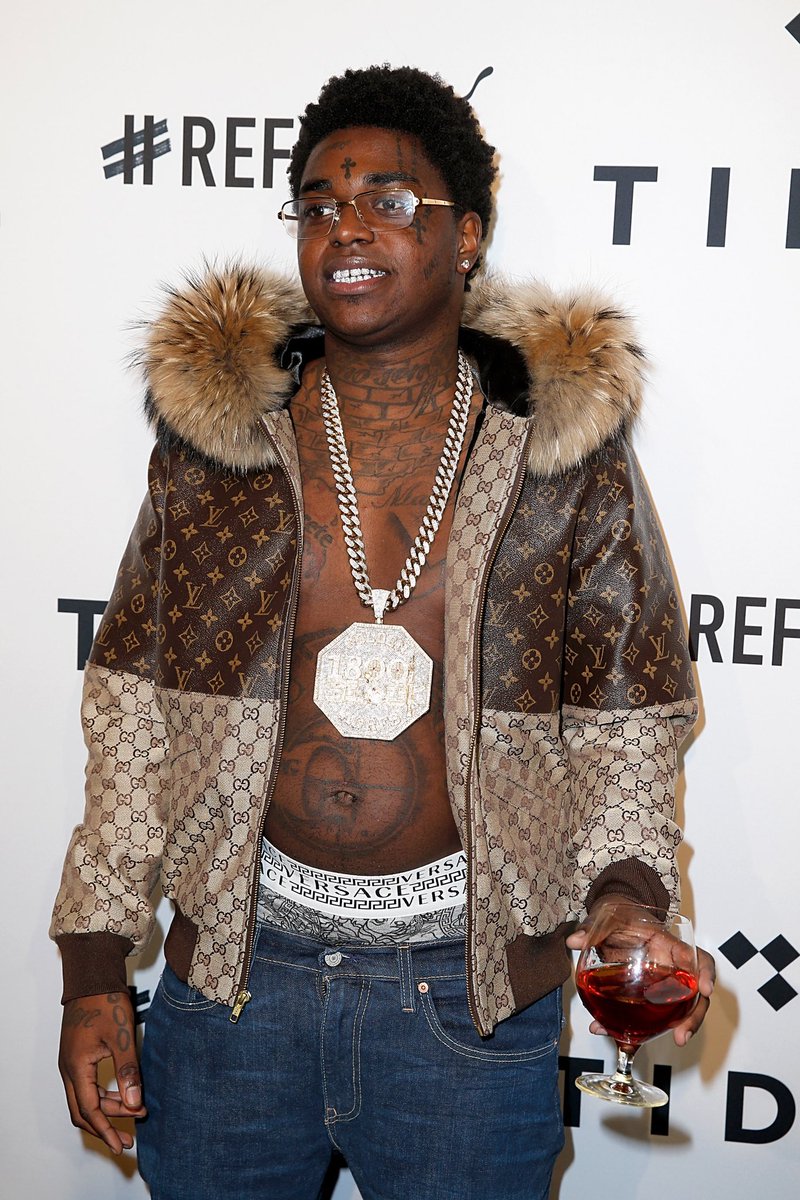 Baller Alert 🚨 on X: Gucci and Louis Vuitton had a baby name Kodak Black  (pic credit Dominik Bindi/WireImage/Getty)  / X