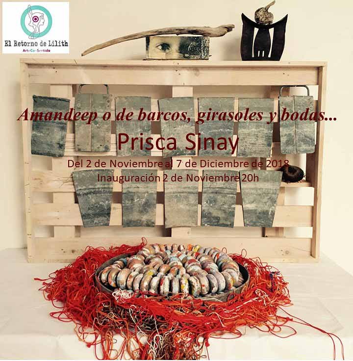 Amandeep o de #barcos, #girasoles y bodas. Prisca Sinay . Del 2 de Nov al 7 Dic Inauguración 2 Nov 20h."La estética del #alma" es un concepto muy elástico que puede transformar lo feo en algo precioso y #apreciado, y viceversa.
@priscasinay