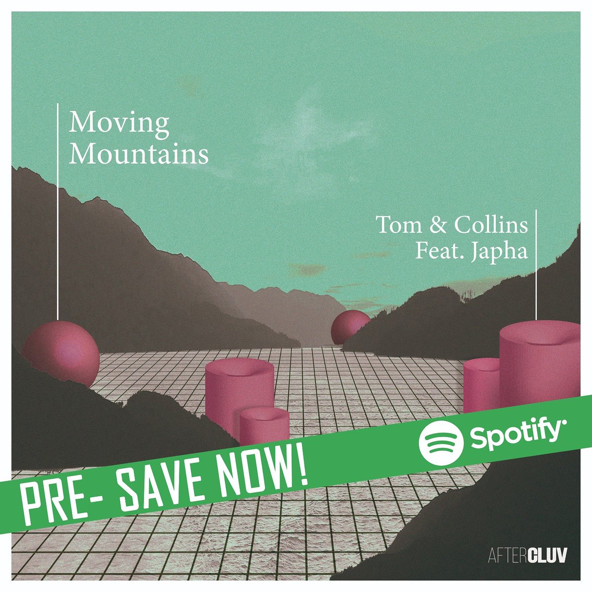 Aftercluvdlab's tweet photo. Add the new @TOMandCOLLINS single #MovingMountains ft #Japha to your favorite @spotify playlist! https://t.co/yobJzkHpEY https://t.co/kg3YNhMbDE