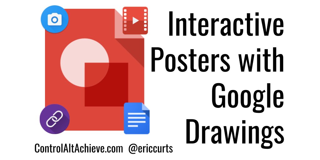 Googlink: Creating Interactive Posters with Google Drawings controlaltachieve.com/2016/05/googli…
#edtech #ControlAltAchieve