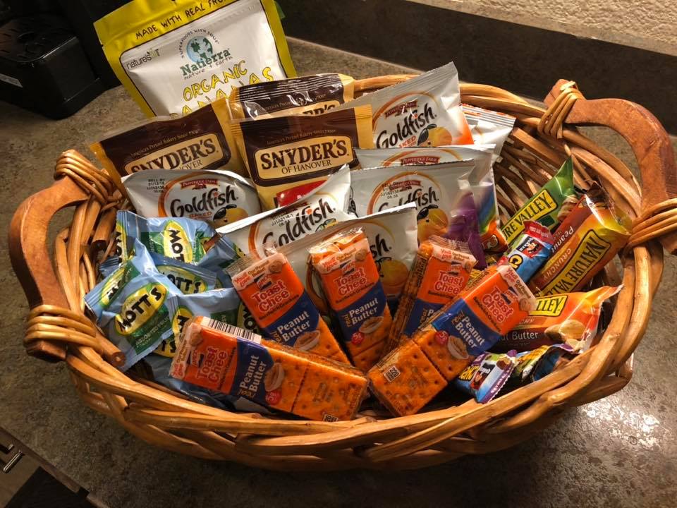 We  would love donations of individually packaged snacks, juice boxes, and  water bottles for our clients. This could be a fun family activity  picking out donations for our community. Donations can be dropped of at:
 WCCAC
 1811 SE Inner Loop
 Georgetown, Texas 78626. 
 Thanks!