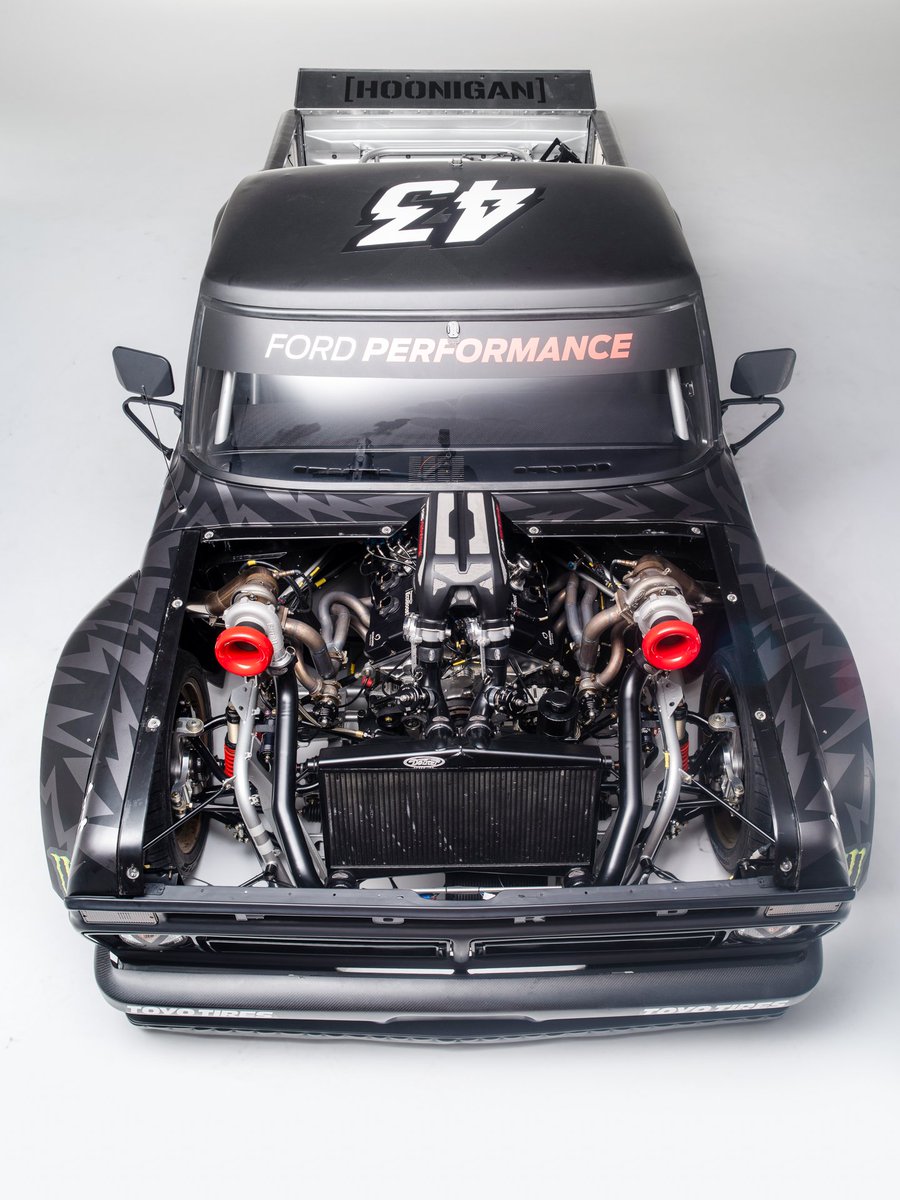 MonsterEnergy's tweet photo. Introducing @kblock43's #Hoonitruck from the upcoming #GymkhanaTEN This beast is an 914 horsepower, twin-turbo, AWD 1977 Ford F-150! 

See more here: https://t.co/5q1gJhJbK9 https://t.co/mJK3krWTd4