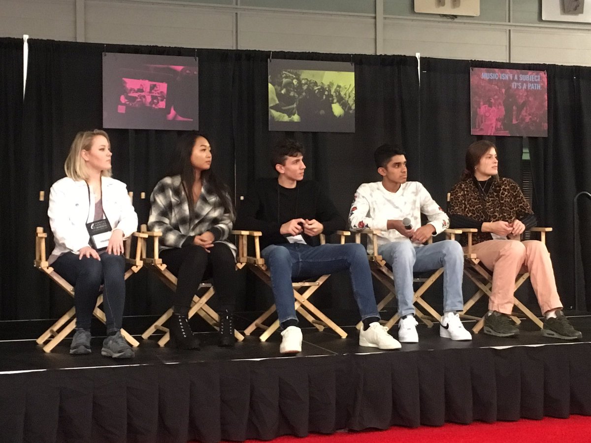 nutleytv's tweet photo. NHS-TV III students attended the 2018 Hometown Rock and Roll Film Festival with their submission “In Tune With Nutley” at the Atlantic City Convention Center. https://t.co/ycZJlEfLT1