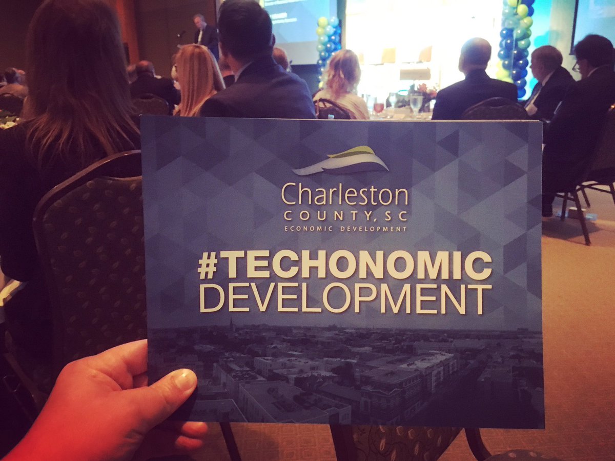 VizInfonomics's tweet photo. We’re at the Charleston County Industry Appreciation Luncheon for the release of their annual report we designed and published with the Charleston County Economic Development team. @SCBIZnews @CRBJ @ChasCountyGov #chs #chsnews #datavisualization #techonomicdevelopment https://t.co/U6eGWKPlOf
