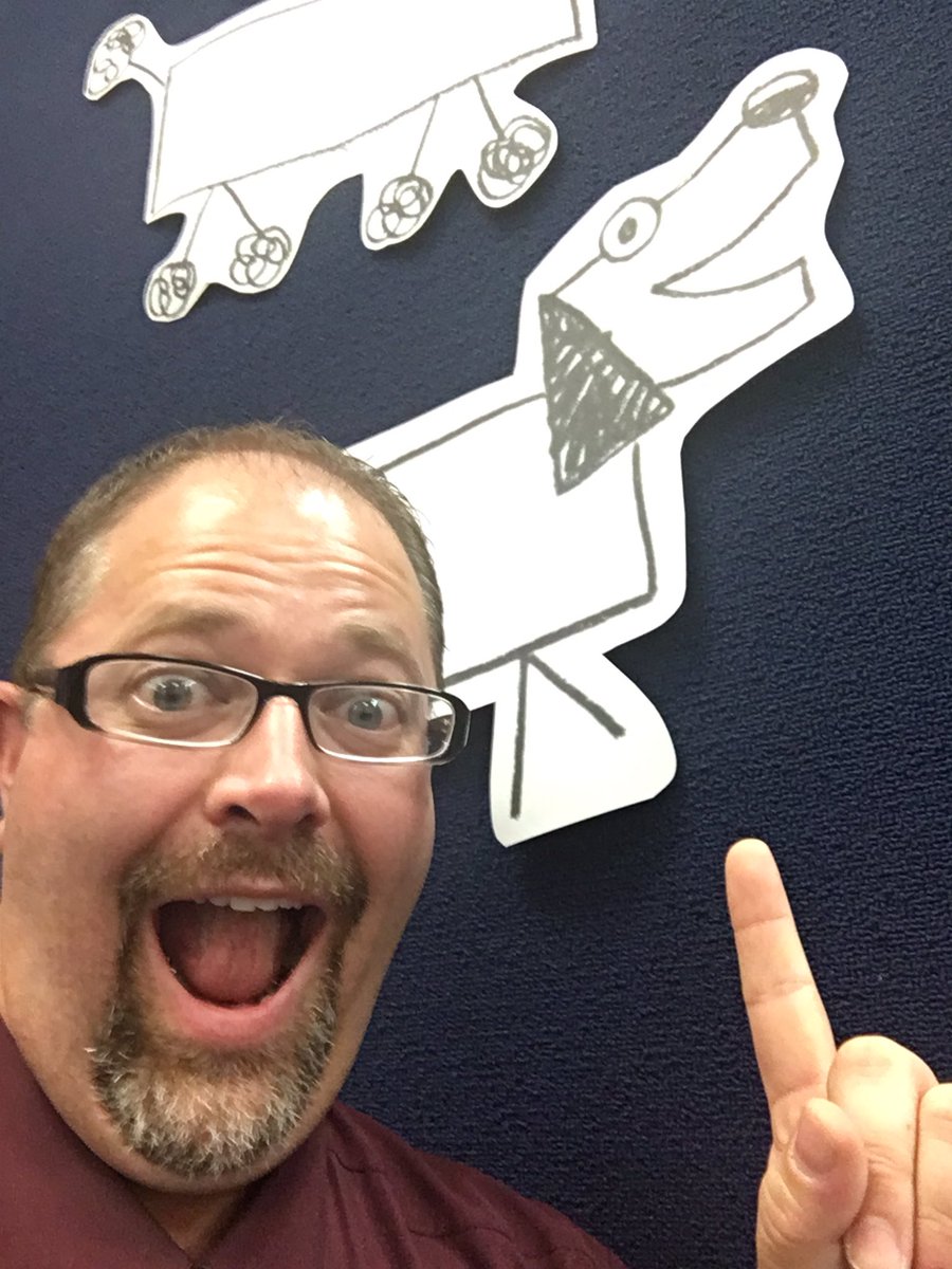 carnoldlead's tweet photo. Tom Watson, Author of the #StickDog and #StickCat series, is in the house at Riddle Elementary today. He is sharing his experiences and talents with our kids. Be sure to join us tonight at Williams Elementary at 6pm for a very special family night with Tom. https://t.co/SVdfxWLa0U