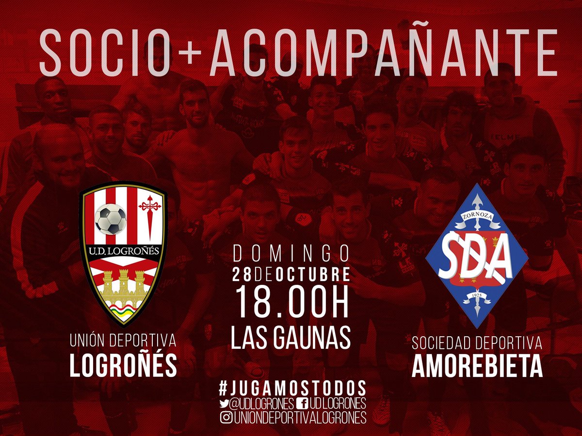 Logroñés y Amorebieta buscan los tres puntos en Las Gaunas