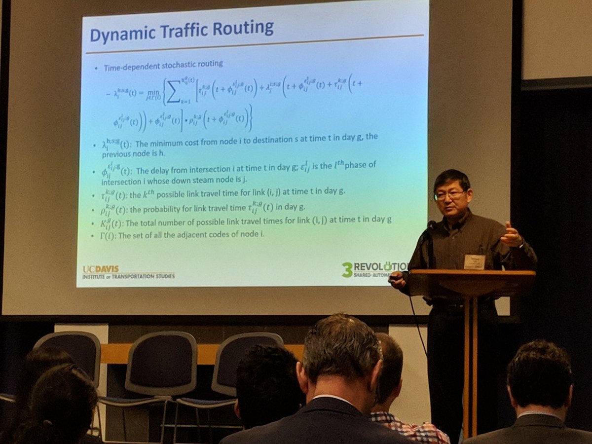 3Rev_ITSDavis's tweet photo. Professor Michael Zhang presenting research on how connected and automated vehicles can "talk" with each other and infrastructure to optimize travel times and fuel consumption.
Follow #3RevResearch for takeaways from our workshop https://t.co/6oi9KpV7r2