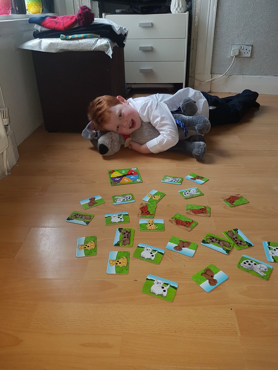 janejanem83's tweet photo. @HolytownPS Ben desperate to get into his Pets bag and beat mum at Spotty Dogs! #storybaglibrary #familylearning https://t.co/i03TVIEh7d