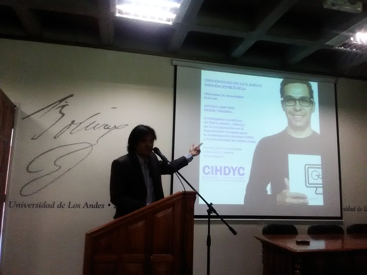 Hoy nos regocijamos de la charla del Dr. Arturo Sánchez. La creación de redes de conocimiento y comunidades académicas, es una ventana a través del mundo. Es realmente una fortuna poder interactuar con uno de los jóvenes venezolanos más brillantes.
Muchísimas gracias!!!