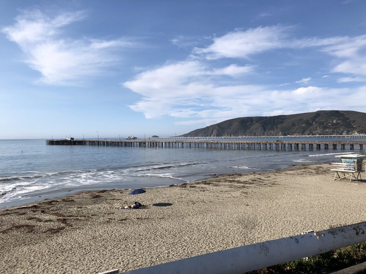xtina_atchison's tweet photo. When your interview in #SeeCyn is postponed last minute & your next assignment is in #SantaMaria, you make a spontaneous pit stop in #AvilaBeach for coffee! ☕️ #CentralCoastLiving has me feeling like I’m the #MegaMillons winner! #BeOnKSBY https://t.co/IMjppBJzwH