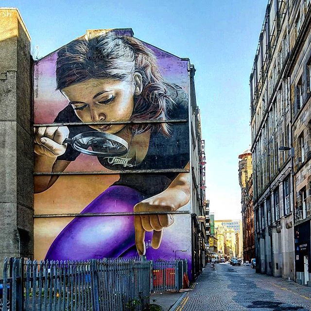chilledoutco's tweet image. Yet another #iconic #glasgow #mural by @smugone ! #scotland 
#urbanart #streetart #smug #smugone #playful #macro #micro #zoom #magnifyingglass #glass #child #kid #character #realism #hyperrealism #wall #spray #spraycanart #unitedkingdom #muraltrailglasgo… ift.tt/2PgUT08