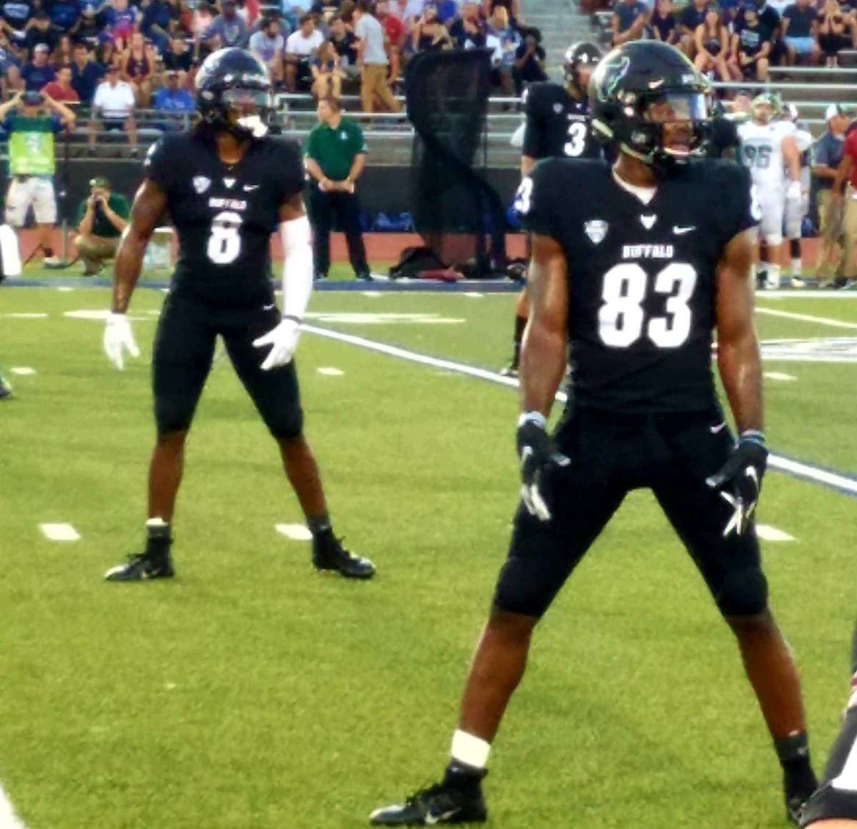 ChrisRaff7's tweet photo. The Biletnikoff Boys!!! @litmanjohnson @KJ_Osborn @UBFootball @biletnikoffawrd #DynamicDuo #DoubleTrouble #TagTeamPartners #UBhornsUP #All41 https://t.co/OEQ1W8I5RL