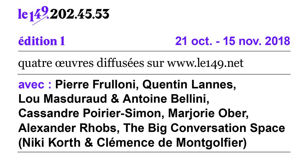 Nous sommes de retour ! 
====> le149.net